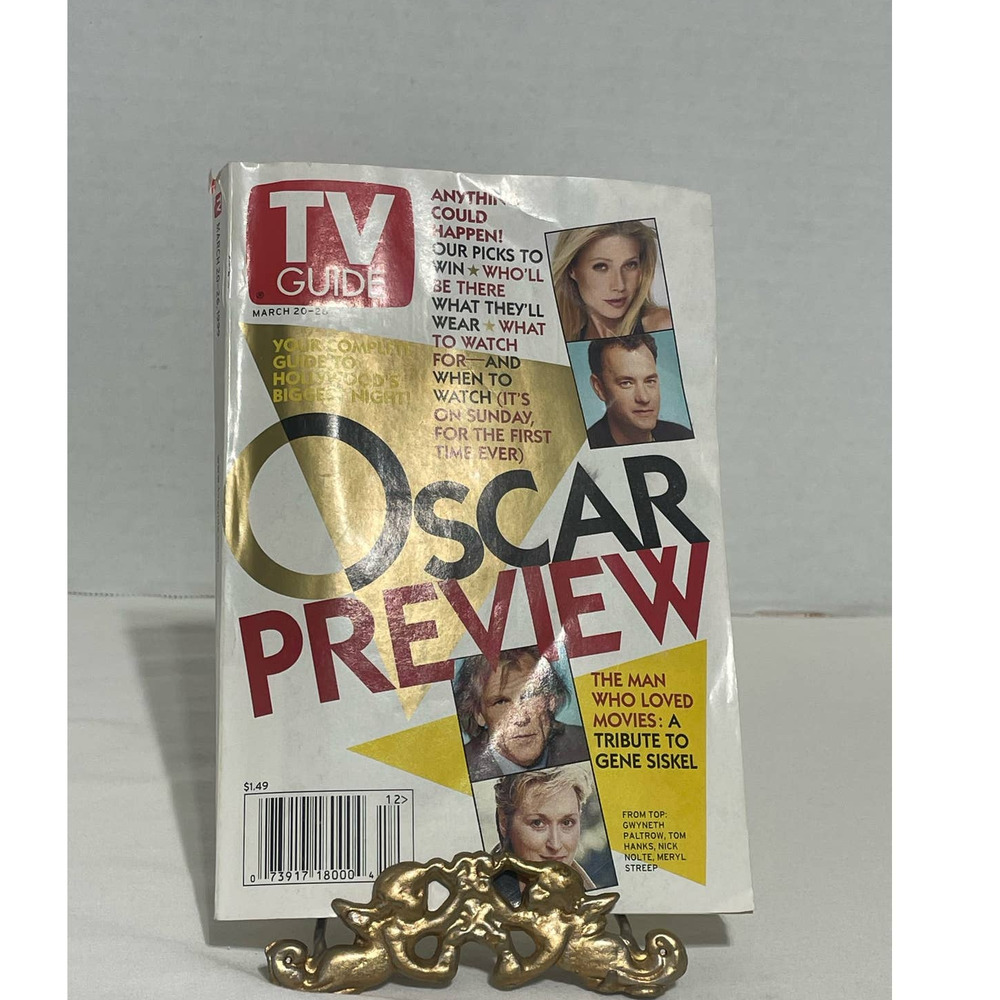 Oscar Preview TV guide (March 20-26 1999)
